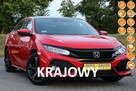 Honda Civic krajowy,2-wł, serwis, model 2018,dach szklany panoramiczny - 1