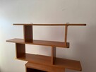 Biurko komputerowe z dostawką, szufladą i szafką + półka zaw - 4