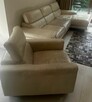 Narożnik i fotel włoska skóra Natuzzi - OKAZJA! - 2