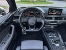 Audi S5 2017r 3.0 V6 354KM Quattro Automat Led Nav Kamery 360 BangOlfsen Skóry - 13
