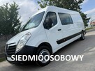 Opel Movano Master 2.3DCi L3H2 Brygadówka Doka Dubel 7-mio Osobowy