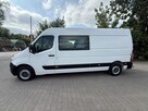 Opel Movano Master 2.3DCi L3H2 Brygadówka Doka Dubel 7-mio Osobowy - 9