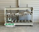 Prasa półkowa do drewna 3-sekcyjna 225 × 100 cm – solidna ra - 3