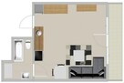 Jasna kawalerka 25 m2, balkon - Curie-Skłodowskiej - 10