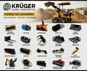 NOWA Miniładowarka KRÜGER XKL 480Z | 950 kg | 28 funkcji | 2 - 3