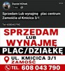 Sprzedam działkę budowlaną w Zamiściu