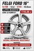 Felga Ford 16 5x108 6,5J ET45 demo 63,6mm L1TC-BA8510 - 2