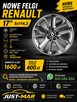 Felga Renault 17 5x114,3 7J ET49 66,1mm 403-189 nowa - 2