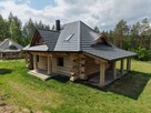 Wyjątkowy dom z bala świerkowego nad jeziorem - 9