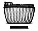 GRILL ATRAPA AUDI A4 B7 2004-08 RS-STYLE BLACK POŁYSK
