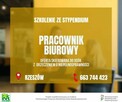 Pracownik biurowy z ozn -szkolenie oraz staz z zatrudnieniem