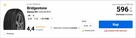 4 x 225/55/19 Bridgestone Alenza 001 Letnie 3424 - nowe