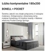 Łóżko kontynentalne z materacem BONELL +POCKET - 4