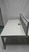 Biurko dwustanowiskowe typu bench Balma 160x165 białe - 4