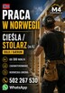 Norwegia, Stolarz remontowo-wykończeniowy (m/k)