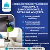 Pranie tapicerki meblowej i samochodowej| Detailing wnętrz