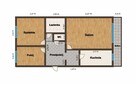 3 pokoje / CO miejskie / balkon / 1 piętro - 16