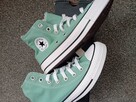 Nowe trampki wysokie damskie Converse Hi Herby A06563C mięto - 2