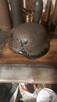 Hełm po niemiecki ,papierośnica z 1922 roku frontowa ,inne - 2