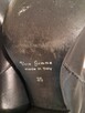 Buty damskie – włoskie skórzane kozaki czarne „Vera Gamma\ - 5