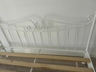 Łóźko metalowe białe 140x200 - 2