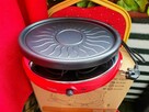 Grill elektryczny Tonze Raclette Czerwony okrągły - 2