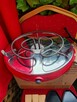 Grill elektryczny Tonze Raclette Czerwony okrągły - 4