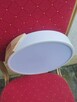 Lampa LED Plafon Biała okrągła Drewniana sufitowa na sufit - 3