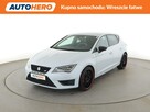 Seat Leon DSG full LED półskóra navi klima auto grzane fotele czujniki parkowani