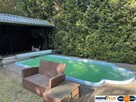 Domek z basenem za wałem Bugu przy plaży Arciechów - 6