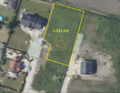 Żórawina, działka budowlana 1531 m2, media - 4