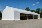 Hala plandekowa 10 × 24,4 × 6,1 m – dach dwuspadowy,