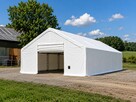 Hala plandekowa 8 × 12,2 × 5,2 m – dach dwuspadowy