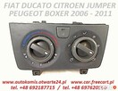 Pokrętła sterowania nawiewu KLIMATYZACJI FIAT DUCATO 2006- - 6