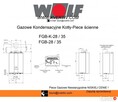 Wolf FGB-35 Cena Kondensacyjny Piec Gazowy 1-funkcyjny