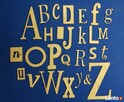 dekoracyjny alfabet