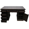duże pojemne drewniane biurko 150x76x80 cm - 5