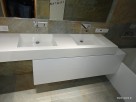 Umywalki podwójne z blatem Umywalka na wymiar Corian Staron - 9
