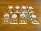 Breloki do kluczy z plexi /laminatu/ drewniane / metalowe - 3