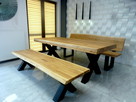 Stół dębowy drewniany,do jadalni,restauracji.lokalu,gastrono - 4