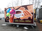 NOWA przyczepa gastronomiczna z maszyną do lodów tajskich. - 3