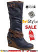 Nowe oryginalne kozaki Mustang Shoes 39C075 - 3