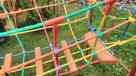 most linowy liny wspinaczkowe małpi gaj plac zabaw 2,1 m - 5