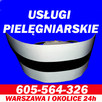 Usługi pielęgniarskie Warszawa i okolice 605.564.326 - 2