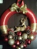 dekoracje świąteczne Bożonarodzeniowe stroik choinka - 8