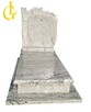 Nagrobek z jasnego granitu Viscount White - 2