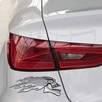 3D Chrome Duch naklejka chrom Auto Motocykl Samochód para 2 - 3