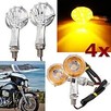Ledowe kierunkowskazy 4 szt ręka szkielet LED bobber ,choppe - 3