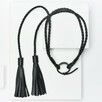 naszyjnik skórzany skóra frędzle gotyk sex metal - 4