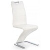 Krzesło tapicerowane Diskin - białe. - 1